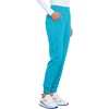 image:imageCherokee Allura Womens Mid Rise Jogger Scrub Pants with 5 PocketsTeal Blue