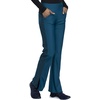 image:imageCherokee Form Women Scrubs Pant Mid Rise Moderate Flare Leg Pullon CK091Caribbean Blue