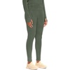 image:imageCherokee Kinetic Womens Scrub Leggings Natural Rise 3 Pockets Soft StretchSap Green