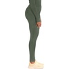 image:imageCherokee Kinetic Womens Scrub Leggings Natural Rise 3 Pockets Soft StretchSap Green