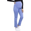 image:imageCherokee Maternity Scrub Pants for Women Straight Leg Bottoms with Belly Coverage Ultra Soft 2Way Stretch Fabric  WW155Ciel
