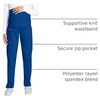 image:imageCherokee Maternity Scrub Pants for Women Straight Leg Bottoms with Belly Coverage Ultra Soft 2Way Stretch Fabric  WW155Galaxy Blue