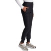 image:imageCherokee Scrubs for Women Pant with Mid Rise Tapered Leg Drawstring Moisture Wicking Easy Care amp 360 Stretch Fabric  CK092Black