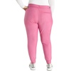 image:imageCherokee Scrubs for Women Pant with Mid Rise Tapered Leg Drawstring Moisture Wicking Easy Care amp 360 Stretch Fabric  CK092Blush Berry