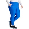 image:imageCherokee Scrubs for Women Pant with Mid Rise Tapered Leg Drawstring Moisture Wicking Easy Care amp 360 Stretch Fabric  CK092Royal