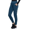 image:imageCherokee Statement Women Scrubs Pant Mid Rise Tapered Leg Pullon CK175Caribbean Blue