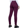image:imageCherokee Statement Women Scrubs Pant Mid Rise Tapered Leg Pullon CK175Wine