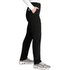 image:imageCherokee Womens Pullon Cargo Scrub Pant Mid Rise Tapered Leg with 4 Pockets  CK248ABlack