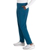 image:imageCherokee Womens Pullon Cargo Scrub Pant Mid Rise Tapered Leg with 4 Pockets  CK248ACaribbean Blue