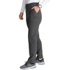 image:imageCherokee Womens Pullon Cargo Scrub Pant Mid Rise Tapered Leg with 4 Pockets  CK248AHeather Pewter