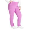image:imageCherokee Womens Pullon Cargo Scrub Pant Mid Rise Tapered Leg with 4 Pockets  CK248AVibran Violet