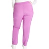 image:imageCherokee Womens Pullon Cargo Scrub Pant Mid Rise Tapered Leg with 4 Pockets  CK248AVibran Violet