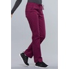 image:imageCherokee Workwear Core Stretch Women Scrubs Pant Mid Rise Straight Leg Drawstring 4203Wine