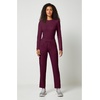 image:imageTapered Leg Drawstring Pant by Cherokee AlluraWine