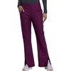 image:imageCherokee Form Women Scrubs Pant Mid Rise Moderate Flare Leg Pullon CK091Wine