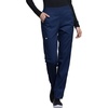 image:imageCherokee Luxe Women Scrubs Pant Natural Rise Tapered Leg CK040Navy