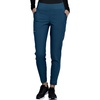 image:imageCherokee Statement Women Scrubs Pant Mid Rise Tapered Leg Pullon CK175Caribbean Blue