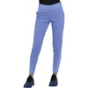 image:imageCherokee Statement Women Scrubs Pant Mid Rise Tapered Leg Pullon CK175Ciel Blue