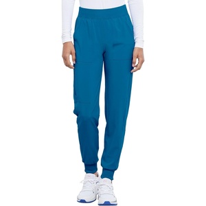 image:imageCherokee Allura Womens Mid Rise Jogger Scrub Pants with 5 PocketsCaribbean Blue