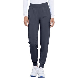 image:imageCherokee Allura Womens Mid Rise Jogger Scrub Pants with 5 PocketsPewter
