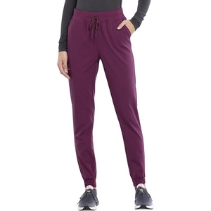 image:imageCherokee Euphoria Women Scrubs Pant Mid Rise Jogger CK260AWine