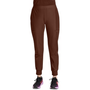 image:imageCherokee Kinetic Jogger Scrub Pants for Women Mid Rise Bottom 5 PocketsEspresso Express