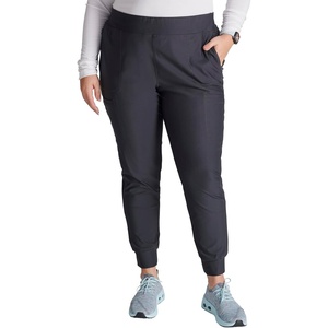 image:imageCherokee Scrubs for Women Pant with Mid Rise Tapered Leg Drawstring Moisture Wicking Easy Care amp 360 Stretch Fabric  CK092Pewter