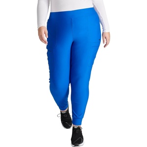 image:imageCherokee Scrubs for Women Pant with Mid Rise Tapered Leg Drawstring Moisture Wicking Easy Care amp 360 Stretch Fabric  CK092Royal