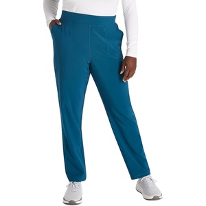 image:imageCherokee Womens Pullon Cargo Scrub Pant Mid Rise Tapered Leg with 4 Pockets  CK248ACaribbean Blue