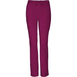 image:imageCherokee Workwear Core Stretch Women Scrubs Pant Mid Rise Straight Leg Drawstring 4203Wine