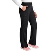 image:imageCherokee Atmos Scrub Pants for Women Straight Leg PullOn Mid RiseBlack