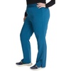 image:imageCherokee Atmos Scrub Pants for Women Straight Leg PullOn Mid RiseCaribbean Blue