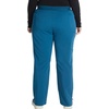 image:imageCherokee Atmos Scrub Pants for Women Straight Leg PullOn Mid RiseCaribbean Blue