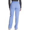 image:imageCherokee Atmos Scrub Pants for Women Straight Leg PullOn Mid RiseCiel