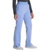 image:imageCherokee Atmos Scrub Pants for Women Straight Leg PullOn Mid RiseCiel