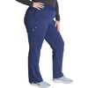 image:imageCherokee Atmos Scrub Pants for Women Straight Leg PullOn Mid RiseNavy