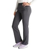 image:imageCherokee Atmos Scrub Pants for Women Straight Leg PullOn Mid RisePewter
