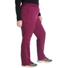 image:imageCherokee Atmos Scrub Pants for Women Straight Leg PullOn Mid RiseWine