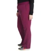 image:imageCherokee Atmos Scrub Pants for Women Straight Leg PullOn Mid RiseWine