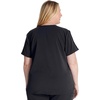 image:imageCherokee Atmos V Neck Womens Scrub Tops VNeck Soft Stretch 2 PocketsBlack
