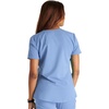 image:imageCherokee Atmos V Neck Womens Scrub Tops VNeck Soft Stretch 2 PocketsCiel