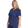 image:imageCherokee Atmos V Neck Womens Scrub Tops VNeck Soft Stretch 2 PocketsNavy