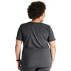 image:imageCherokee Atmos V Neck Womens Scrub Tops VNeck Soft Stretch 2 PocketsPewter