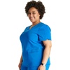 image:imageCherokee Atmos V Neck Womens Scrub Tops VNeck Soft Stretch 2 PocketsRoyal