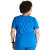 image:imageCherokee Atmos V Neck Womens Scrub Tops VNeck Soft Stretch 2 PocketsRoyal