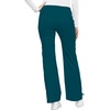 image:imageCherokee Luxe Women Scrubs Pant Low Rise Flare Leg Drawstring Cargo 21100Caribbean Blue