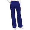image:imageCherokee Luxe Women Scrubs Pant Low Rise Flare Leg Drawstring Cargo 21100Galaxy Blue