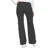 image:imageCherokee Luxe Women Scrubs Pant Low Rise Flare Leg Drawstring Cargo 21100Pewter