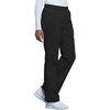 image:imageCherokee Scrub Pants for Women Mid Rise PullOn Cargo Medical Uniform 7 Pocket Elastic Waist Adjustable Hem Stretch  4005Black