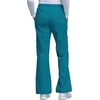 image:imageCherokee Scrub Pants for Women Mid Rise PullOn Cargo Medical Uniform 7 Pocket Elastic Waist Adjustable Hem Stretch  4005Caribbean Blue